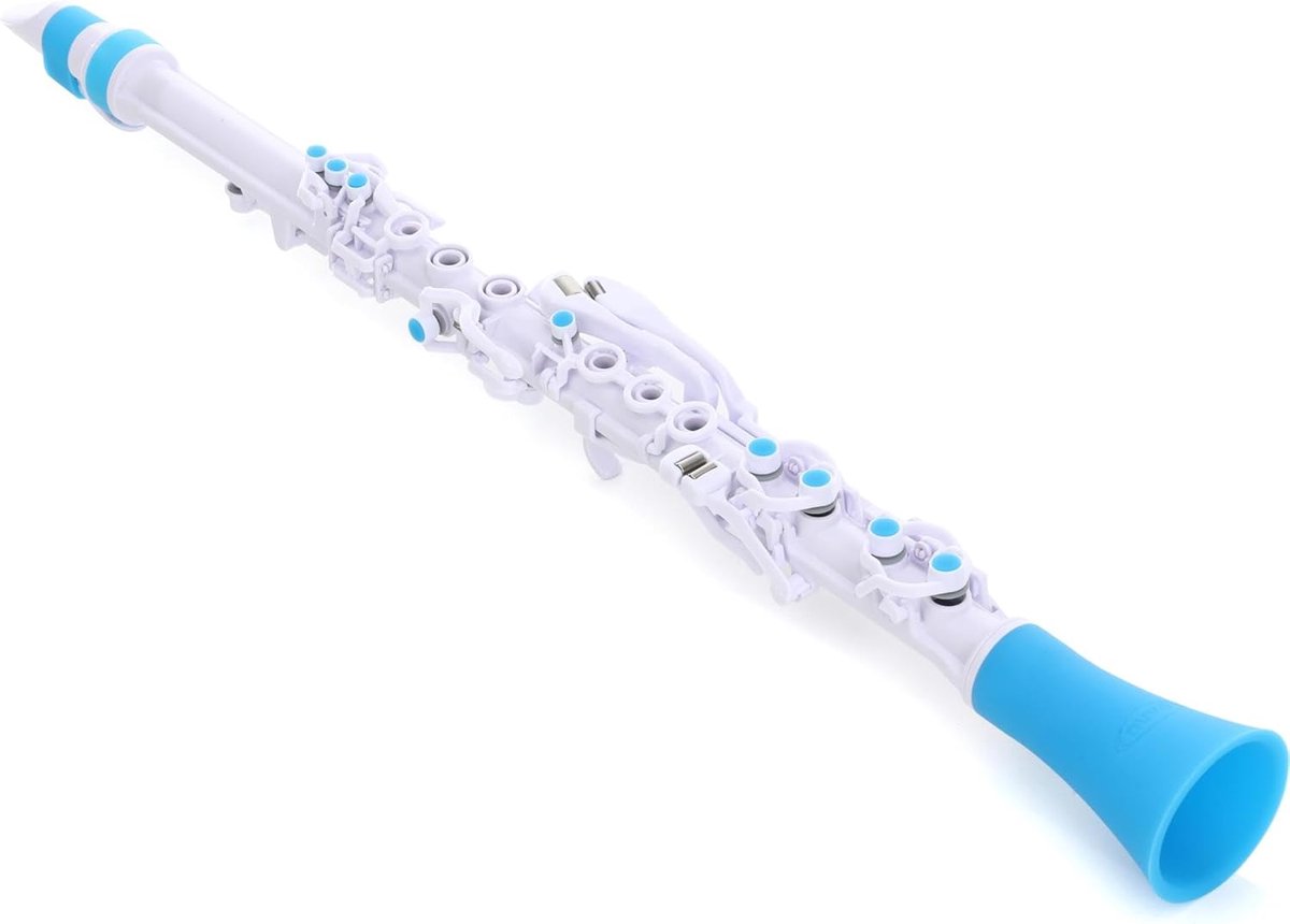 Elektronisch Blaasinstrument Wit en Blauw voor Beginners