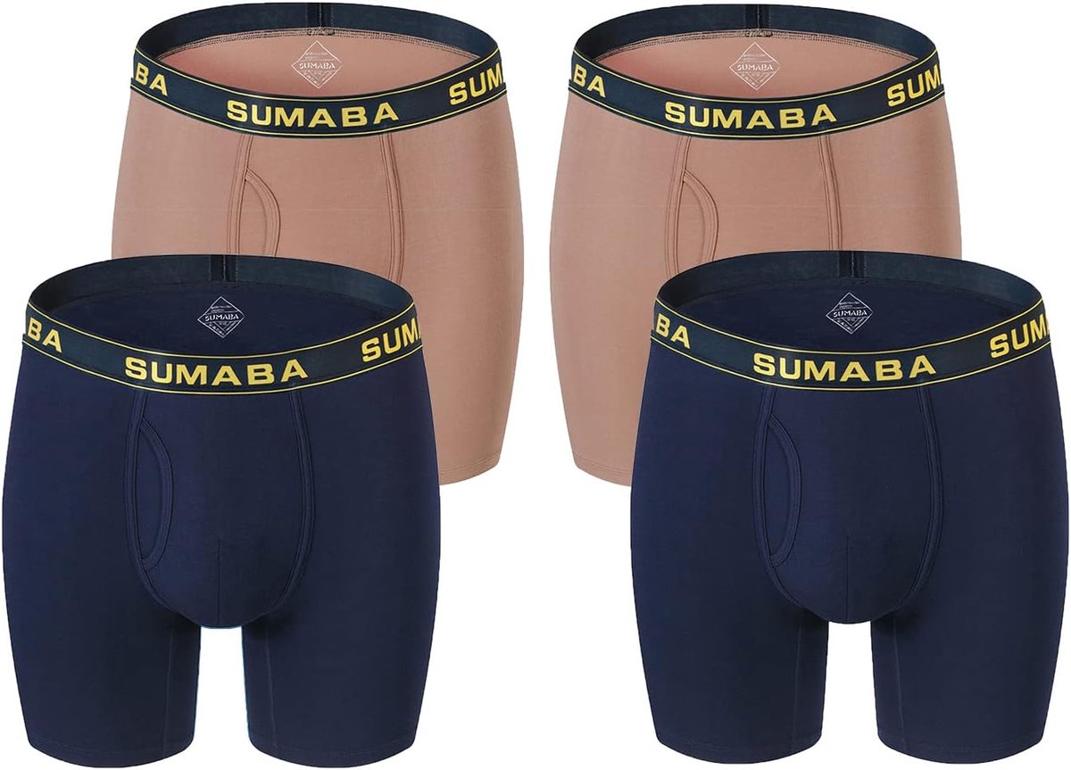 Heren Boxershorts Ademend Comfortabele Pasvorm met Opening - Groot & Lang