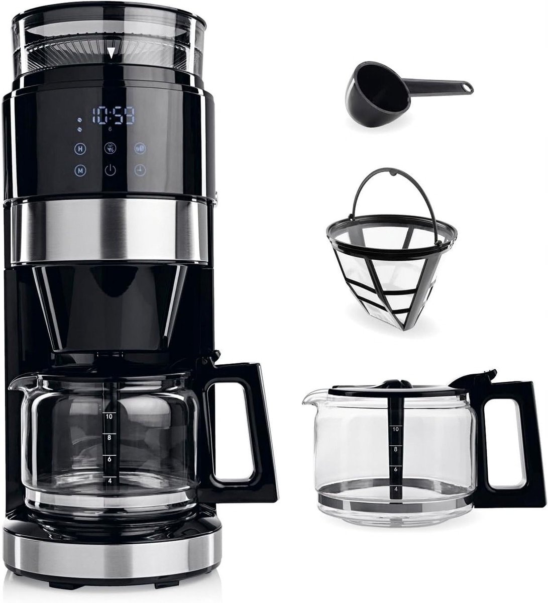 SNJY Volautomatische Koffiemachine met Bonen - 900 W - Deze informatie volgt nog - €259,95