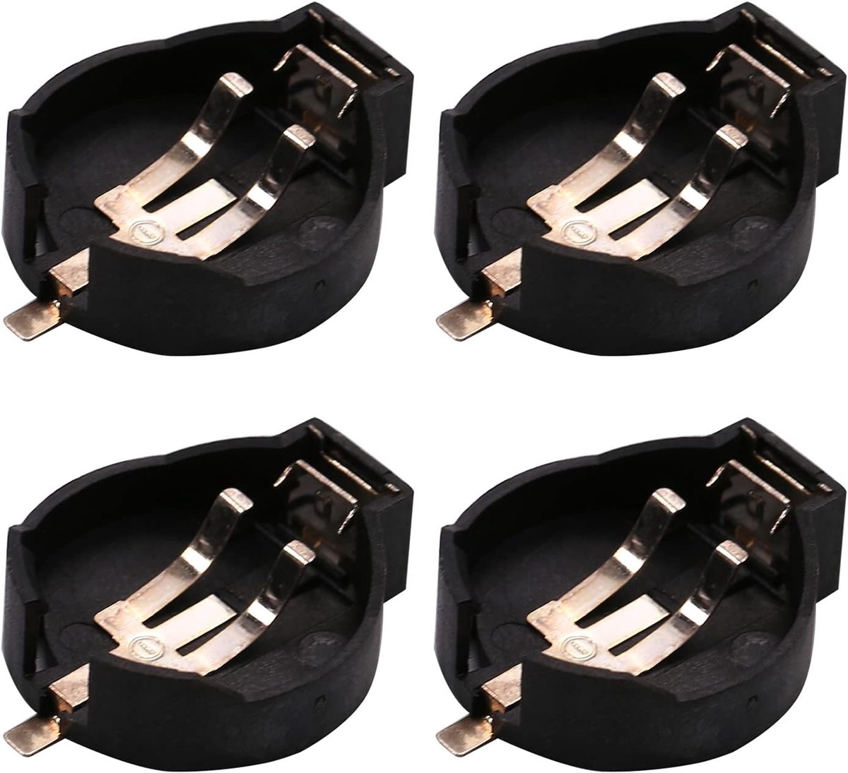 Horizontale Muntknop Batterijhouder voor CR/LIR2450 - 4 Stuks