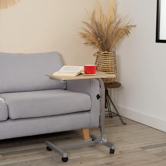 Bedtafeltje met Wielen - Bedleestafel - Laptoptafel voor op Bed - Laptopmeubel — afbeelding 4