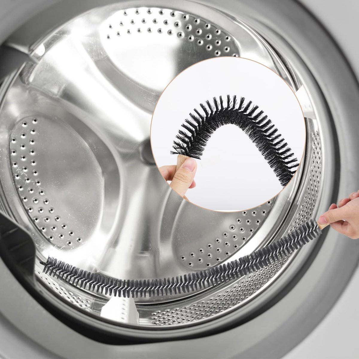 Flexibele Lange Stofborstel voor Radiator, Ventilator en Drogerreiniging