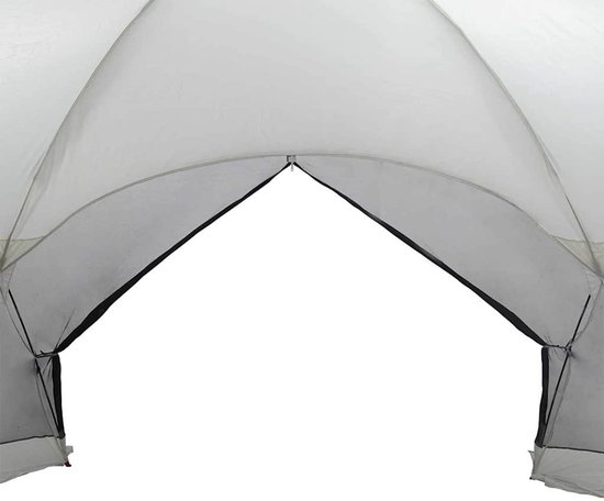 vidaXL - Camping - Muggennet - met - Deuren - Grijs - voor - 8 - Persoons - en - Waterdicht van Vidaxl — afbeelding 3
