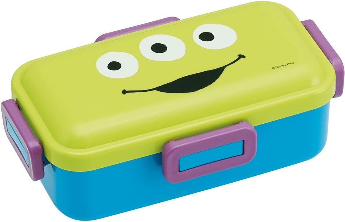 Japanse lunchbox met grappig buitenaards gezicht - Fluffy