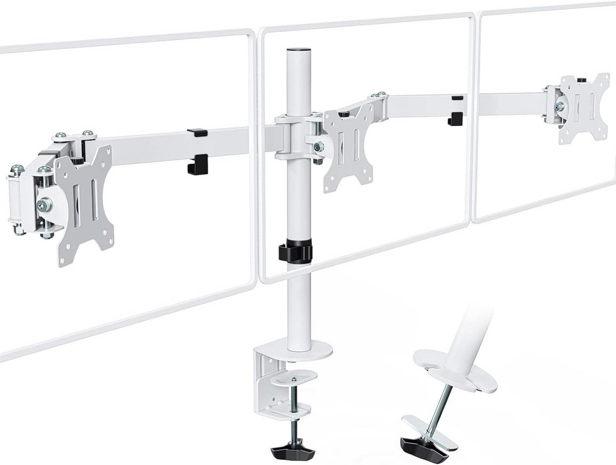 Monitor arm 3 schermen - Verstelbaar - Monitor arm - Werkplekgebruik