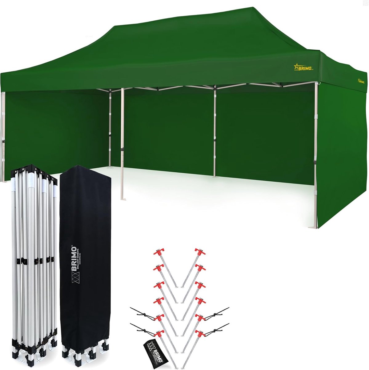 Waterdichte Partytent 3x6m met Zijwanden - Opvouwbare Vouwtent voor Tuin en Feest