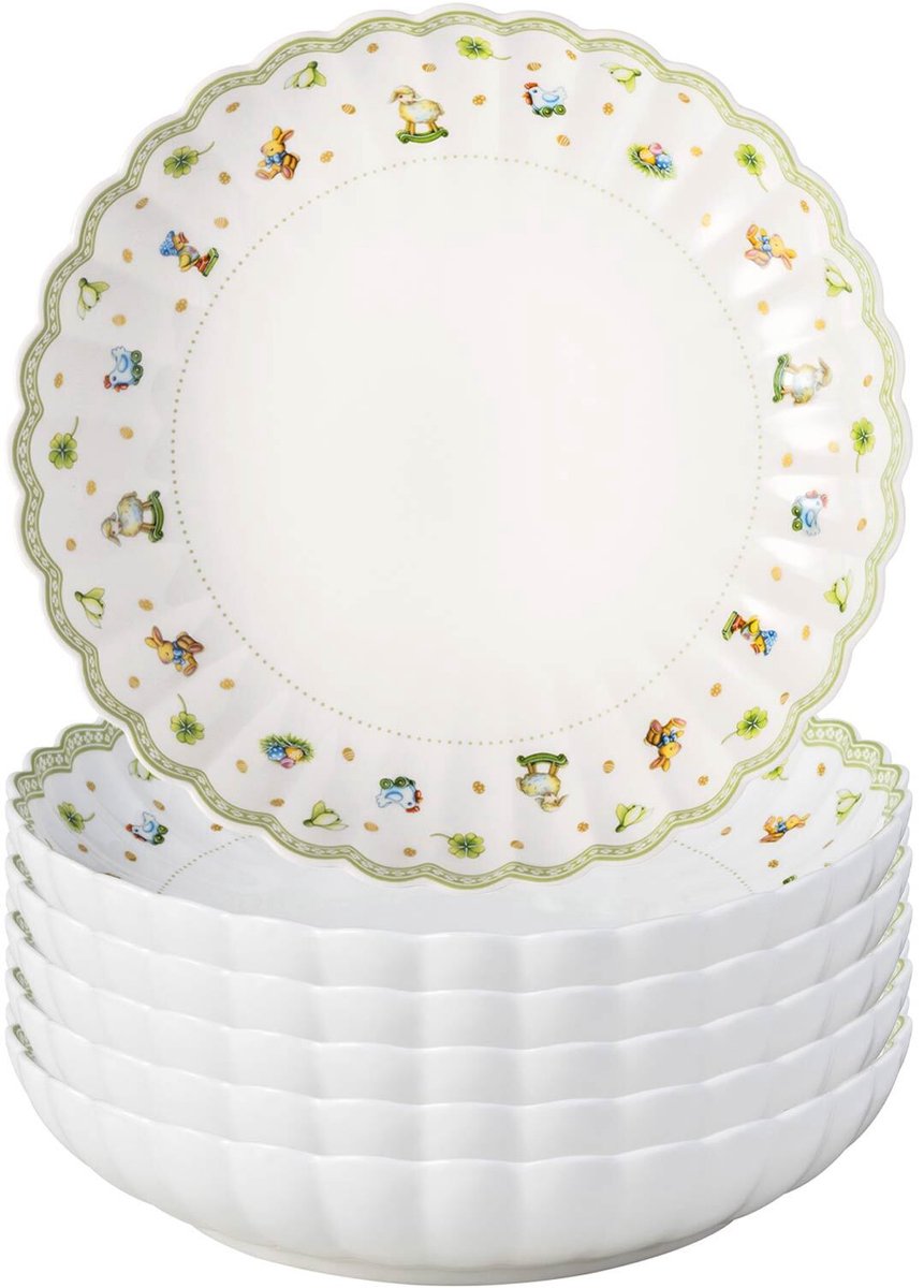 Pastaschalen Easter Delight ø 23,6 cm Set van 6