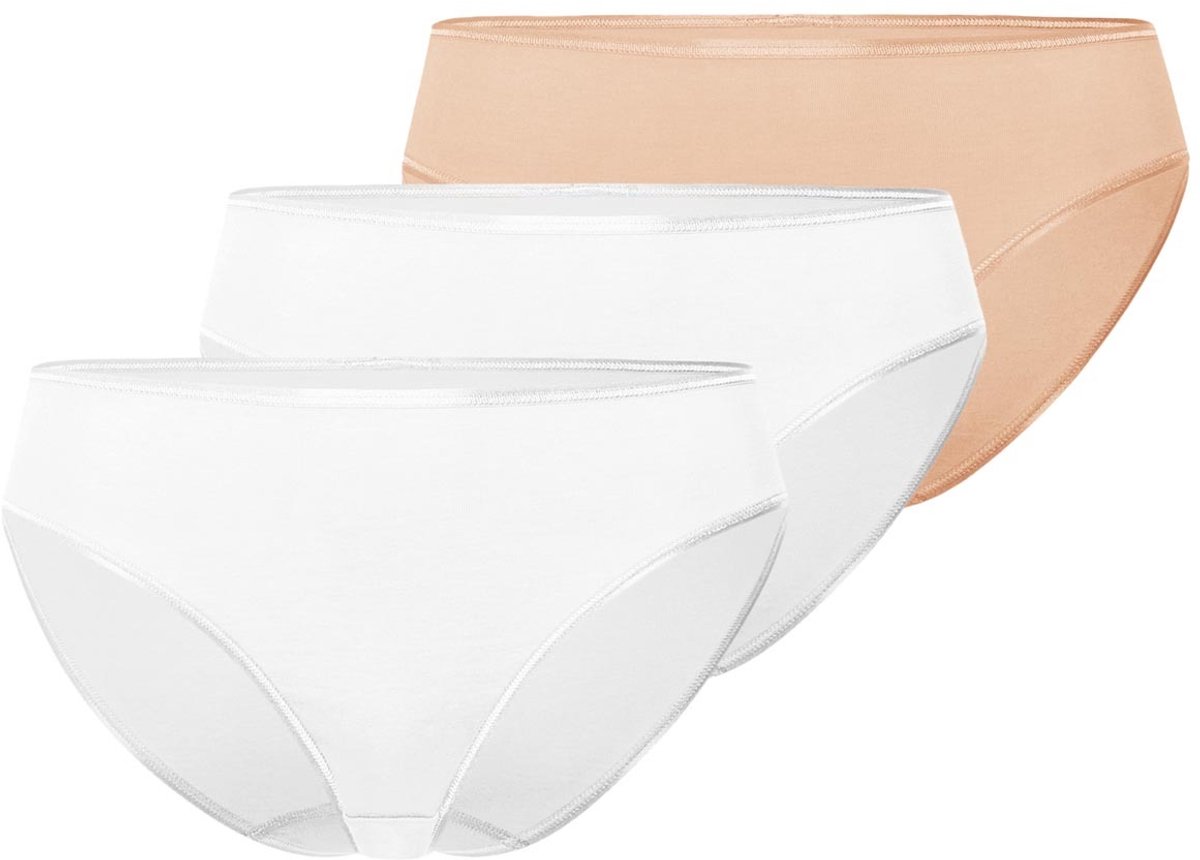 Hanro Dames midi slip 3 pack Cotton Seamless