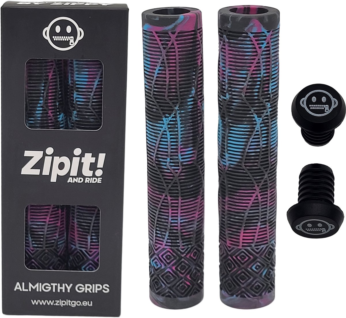 Zipit Almighty Grips 160mm Triple Color Handvatten