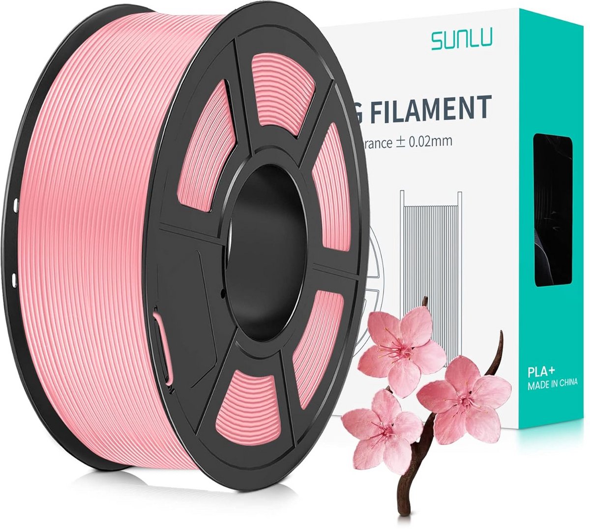 1.75mm PLA Plus Filament voor 3D Printer - Sterker en Duurzaam - 1KG Roze