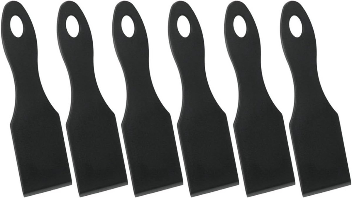 Set van 6 hittebestendige racletteschuivers zonder merk