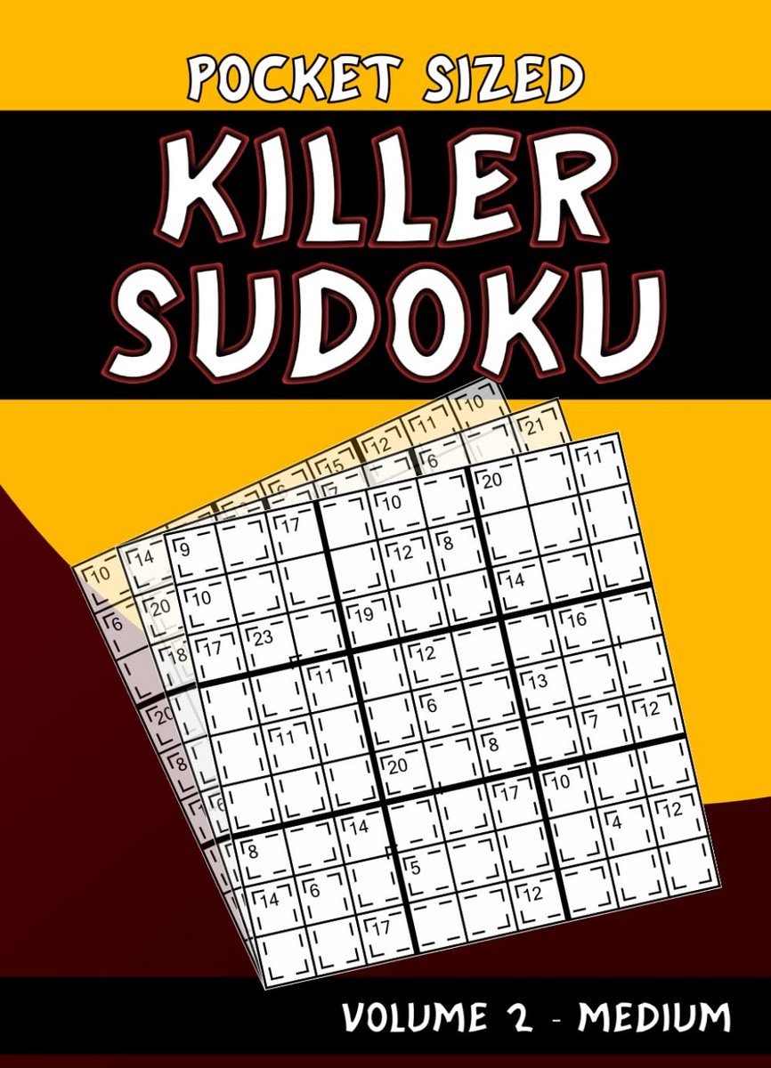 Killer Sudoku in Pocketform: 100 Puzzels voor Volwassenen