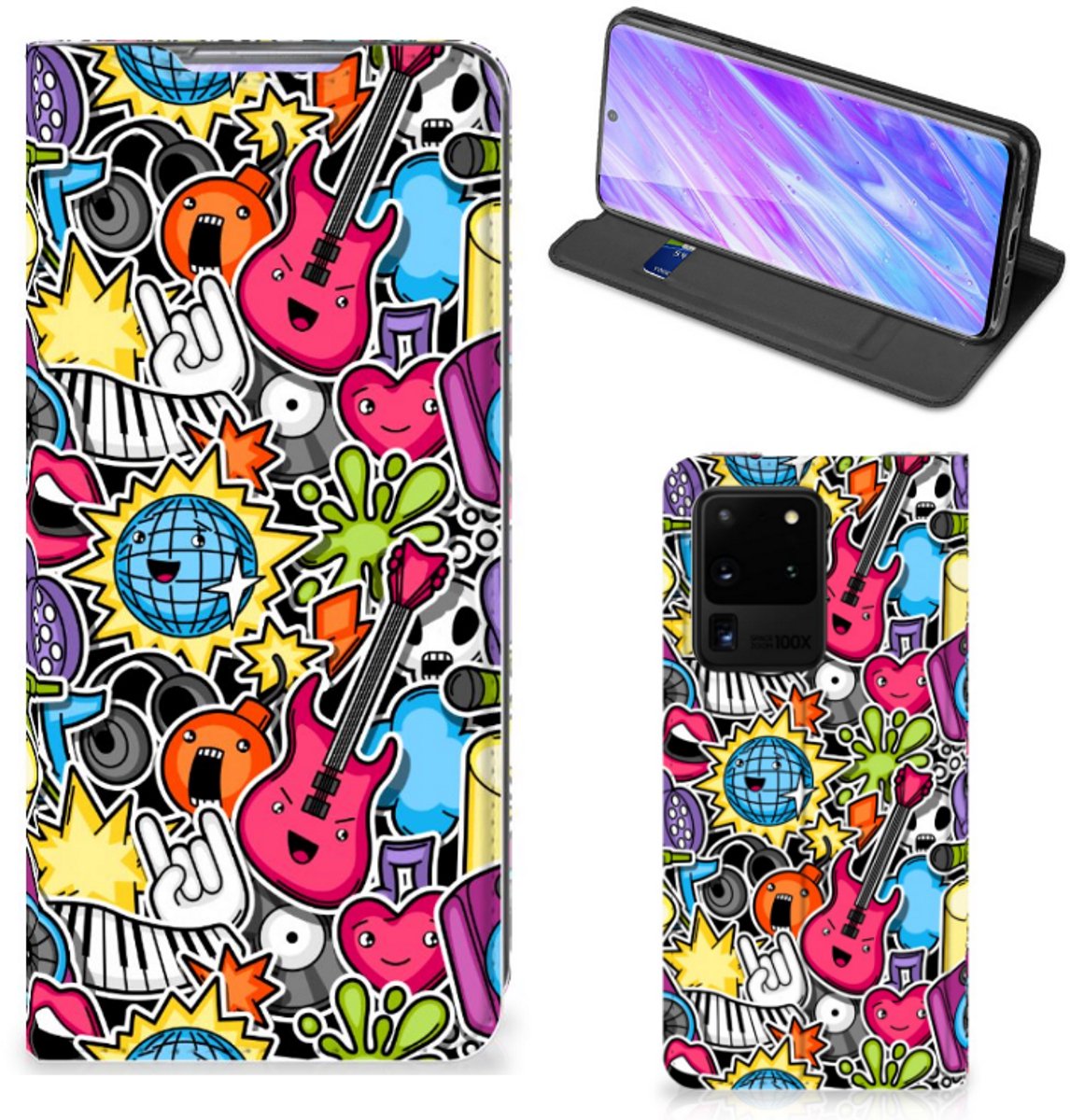 Samsung Galaxy S20 Ultra Hippe Standcase Punk Rock
