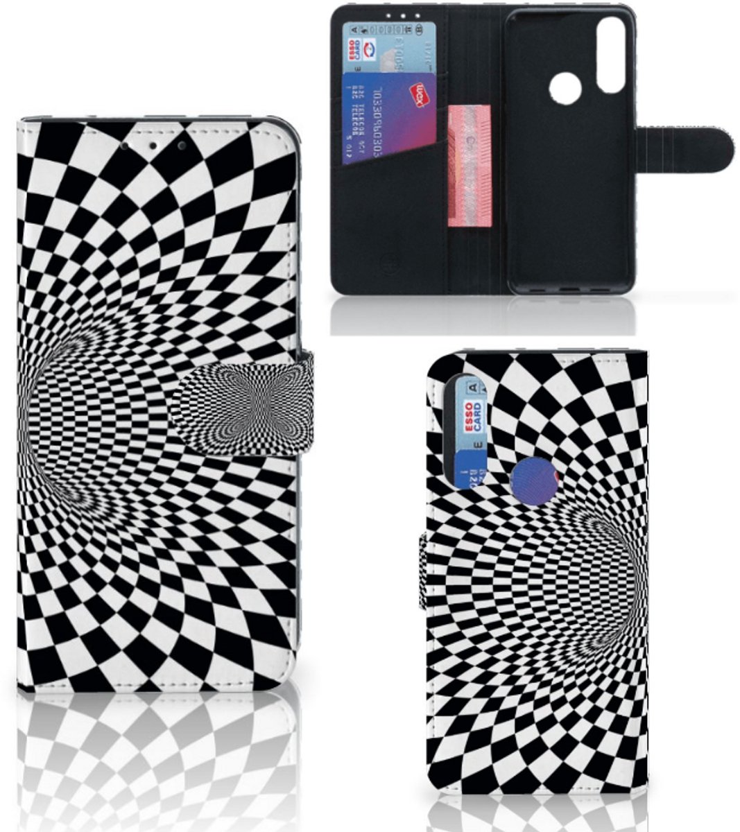 Alcatel 1S 2020 Book Case Illusie