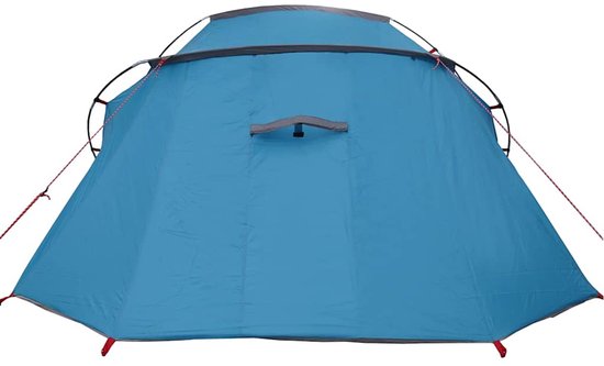 vidaXL - Tunnel - Tent - 3-Person - 3-persoons - Blauw - en - Grijs — afbeelding 5