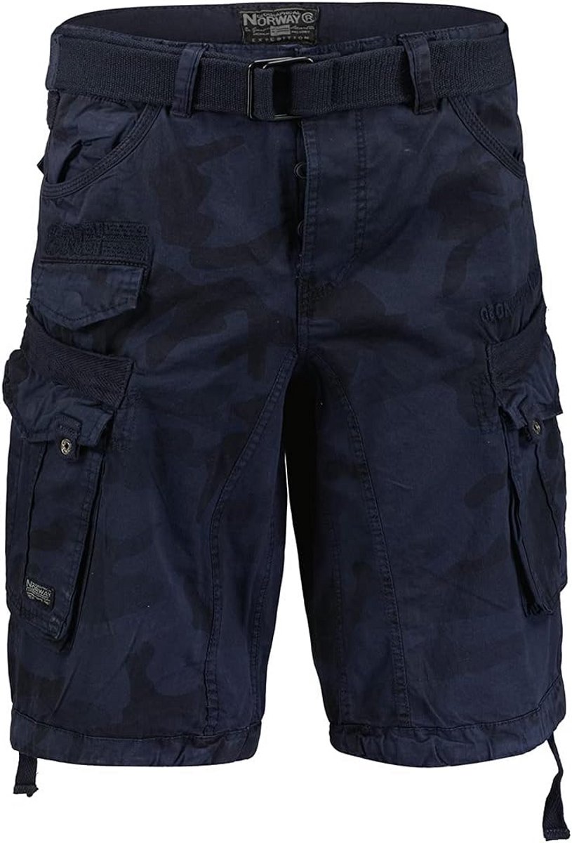 Korte Cargoshorts voor Heren met Riem en Bandana