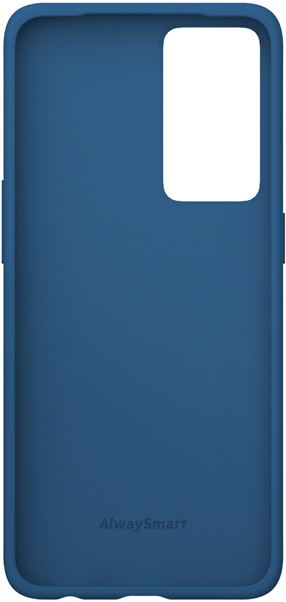 OPPO, Hoesje geschikt voor Oppo Reno 8 Lite - Hardcase Siliconen, Blauw