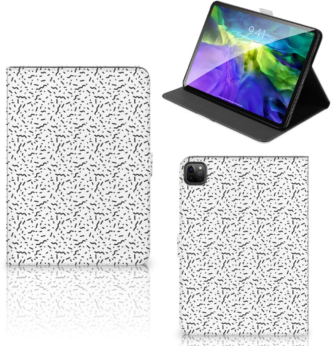 iPad Pro 11 2020/2021/2022 Tablet Hoes Stripes Dots