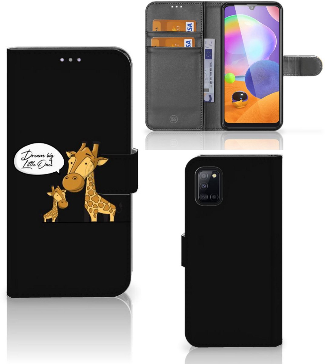 Samsung Galaxy A31 Leuk Hoesje Giraffe