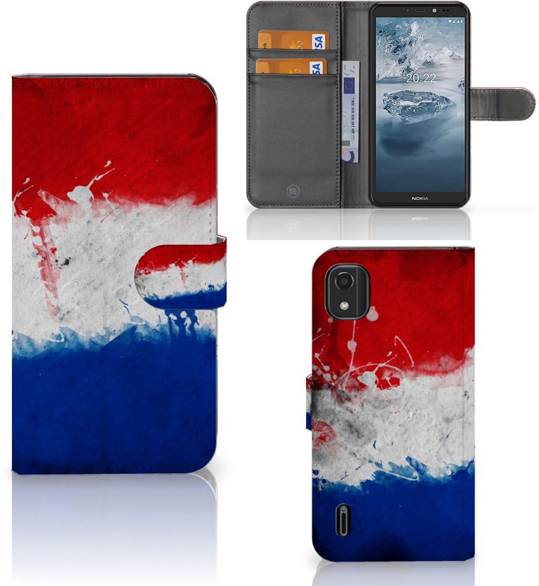 Nokia C2 2nd Edition Bookstyle Case Nederland