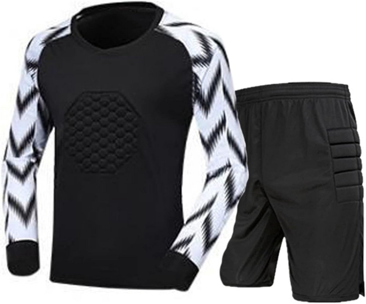 Voetbal Keepersset voor Kinderen Jongens - Inclusief Shirt met Lange Mouwen en Korte Broek