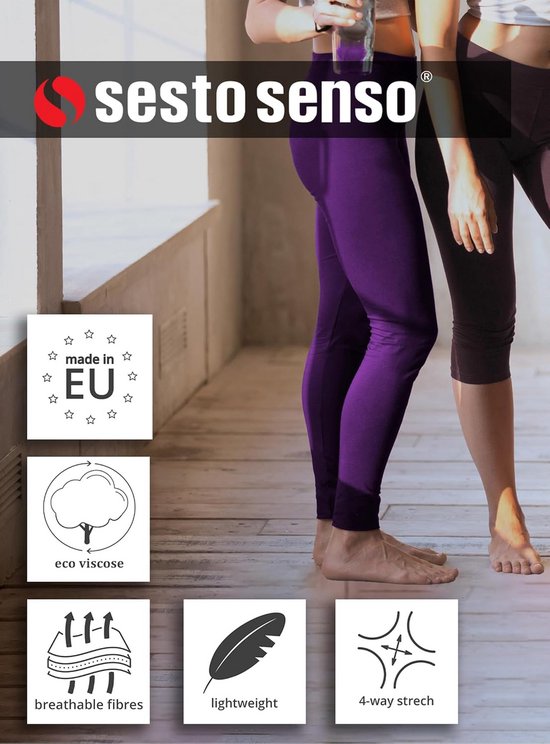 Dames Legging Lang met Hoge Taille Stretchy Yoga en Fitness Broek — afbeelding 5