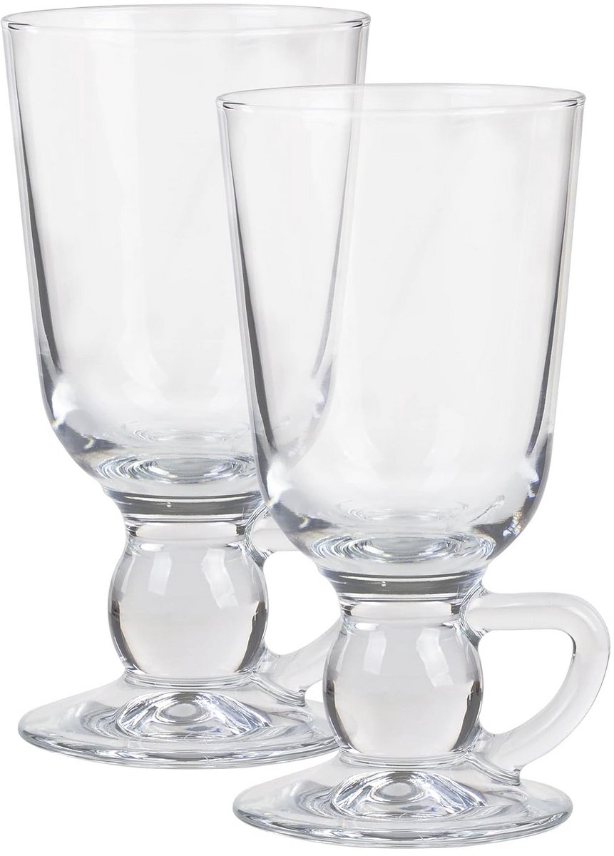 Set van 12 Luxe Glazen Koffiemokken voor Irish Coffee en Warme Dranken - Hittebestendig