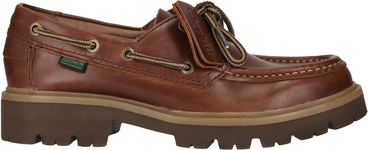 Clarks Schnürschuhe Cleyhill Boat Bruin
