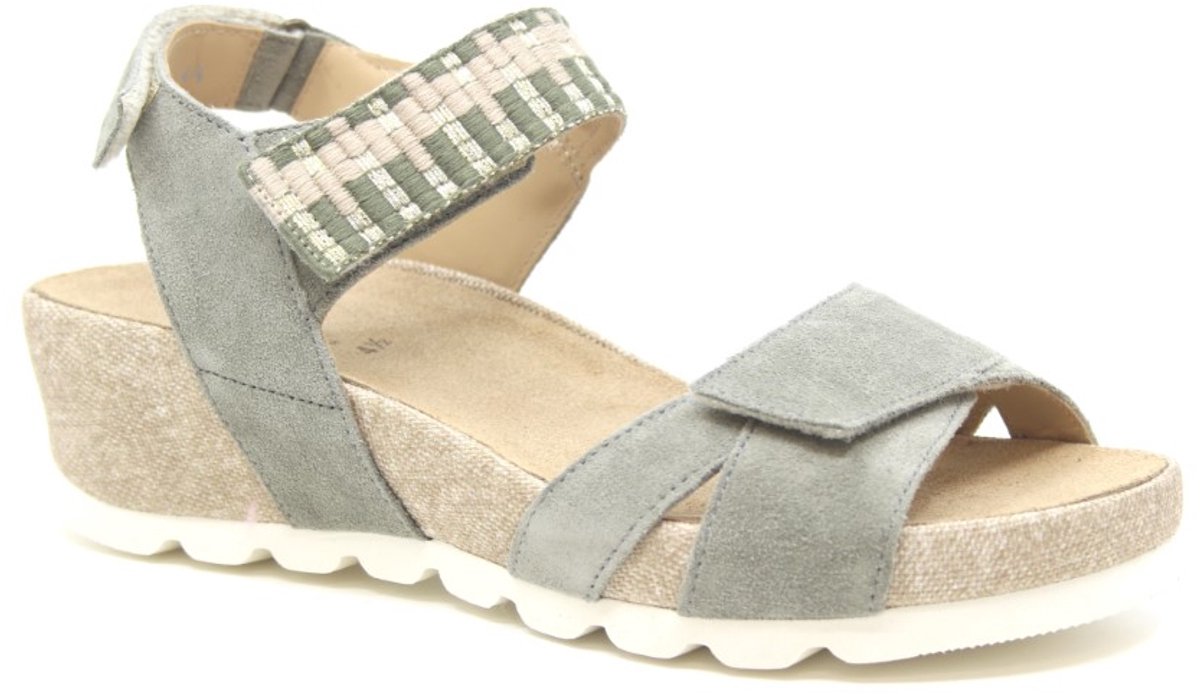 Durea 7429 G Sandalen met hak Groen