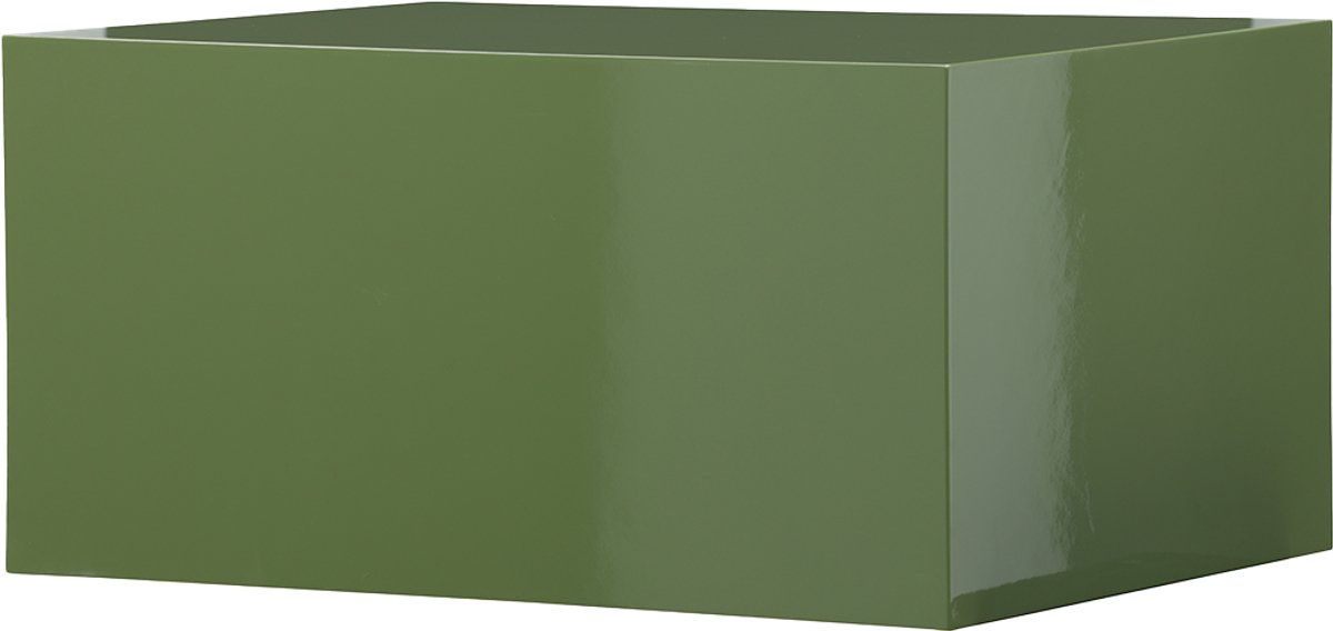 Nest living Zayn Houten Salontafel Groen - Bijzettafel - Koffietafel -80 x 60 cm