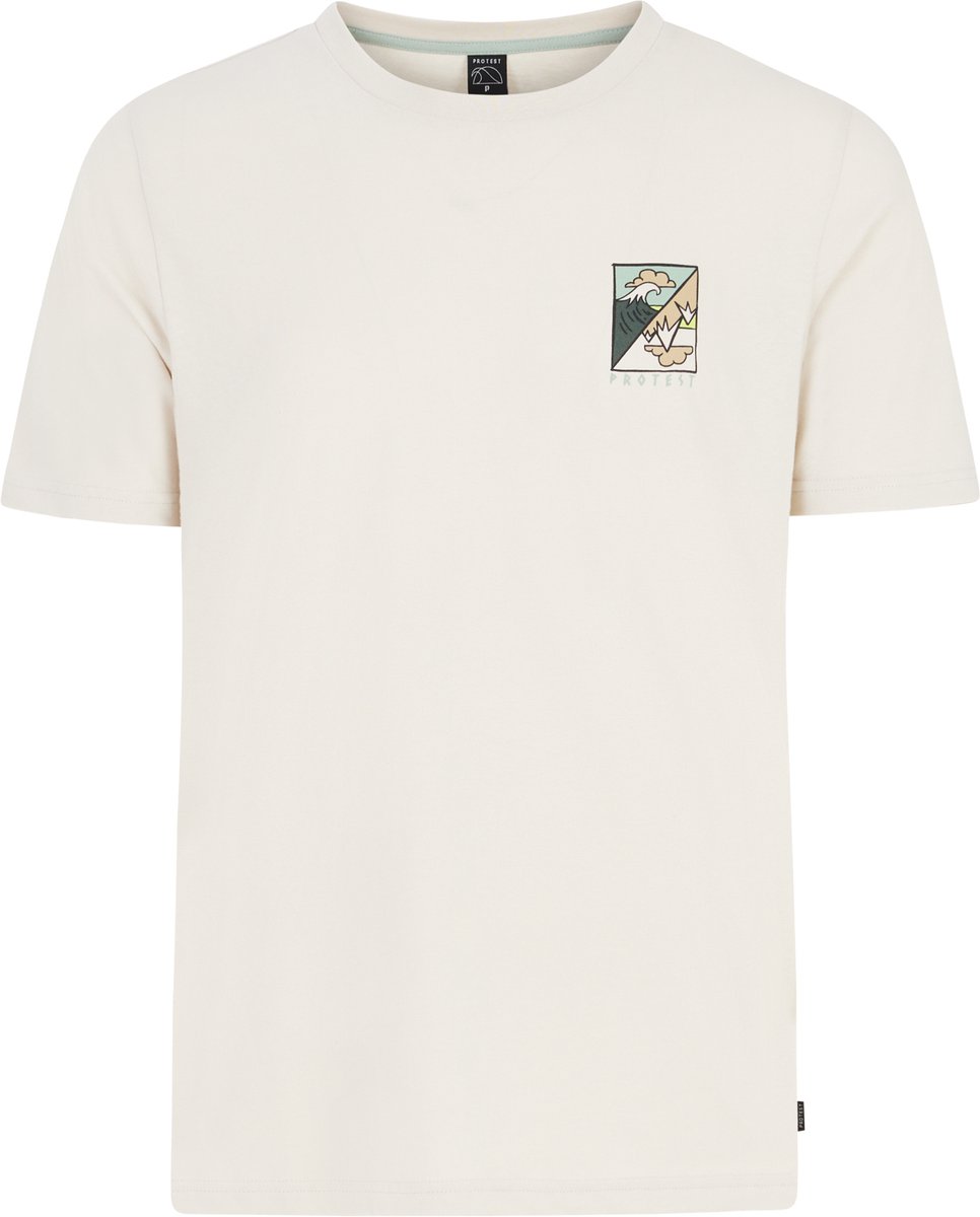 Protest PRTABDIEL 24 – T-shirt Heren Kitoffwhite