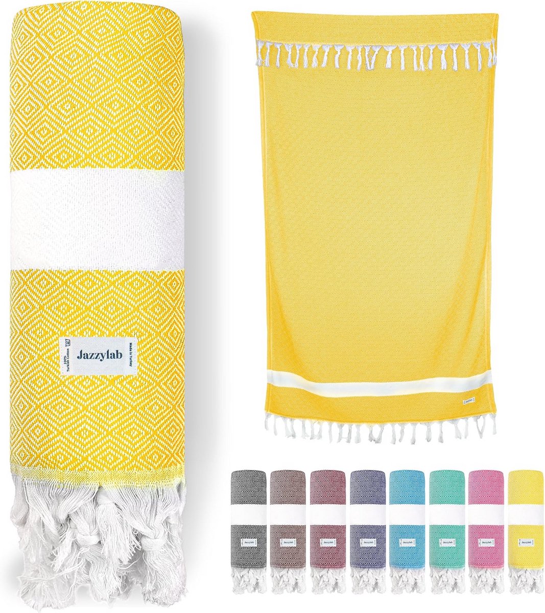 Grote Hamamdoek Katoen 90x180 cm Sneldrogend Stranddoek Sauna Badhanddoek