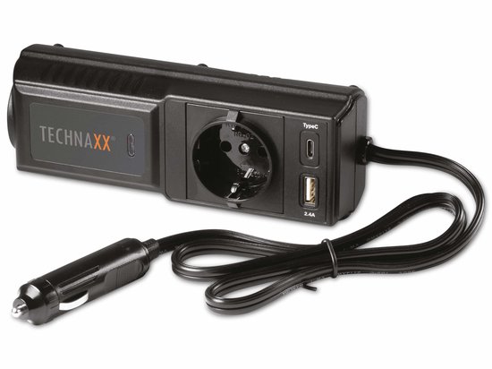 Technaxx TE16 Voltage Converter 1200W | 12V/24V DC to 230V AC | TÜV