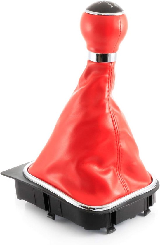 Schakelpookknop met Manchet en Zwarte Basis voor Golf MK5 - 5 Versnellingen + R — afbeelding 4