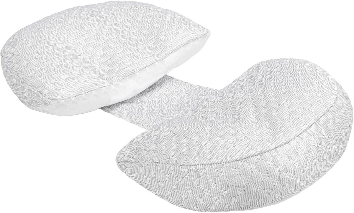 Zwangerschapskussen - Steunkussen voor Moeders - Comfortabel Slapen - Wasbare Hoes - 37x56x13cm