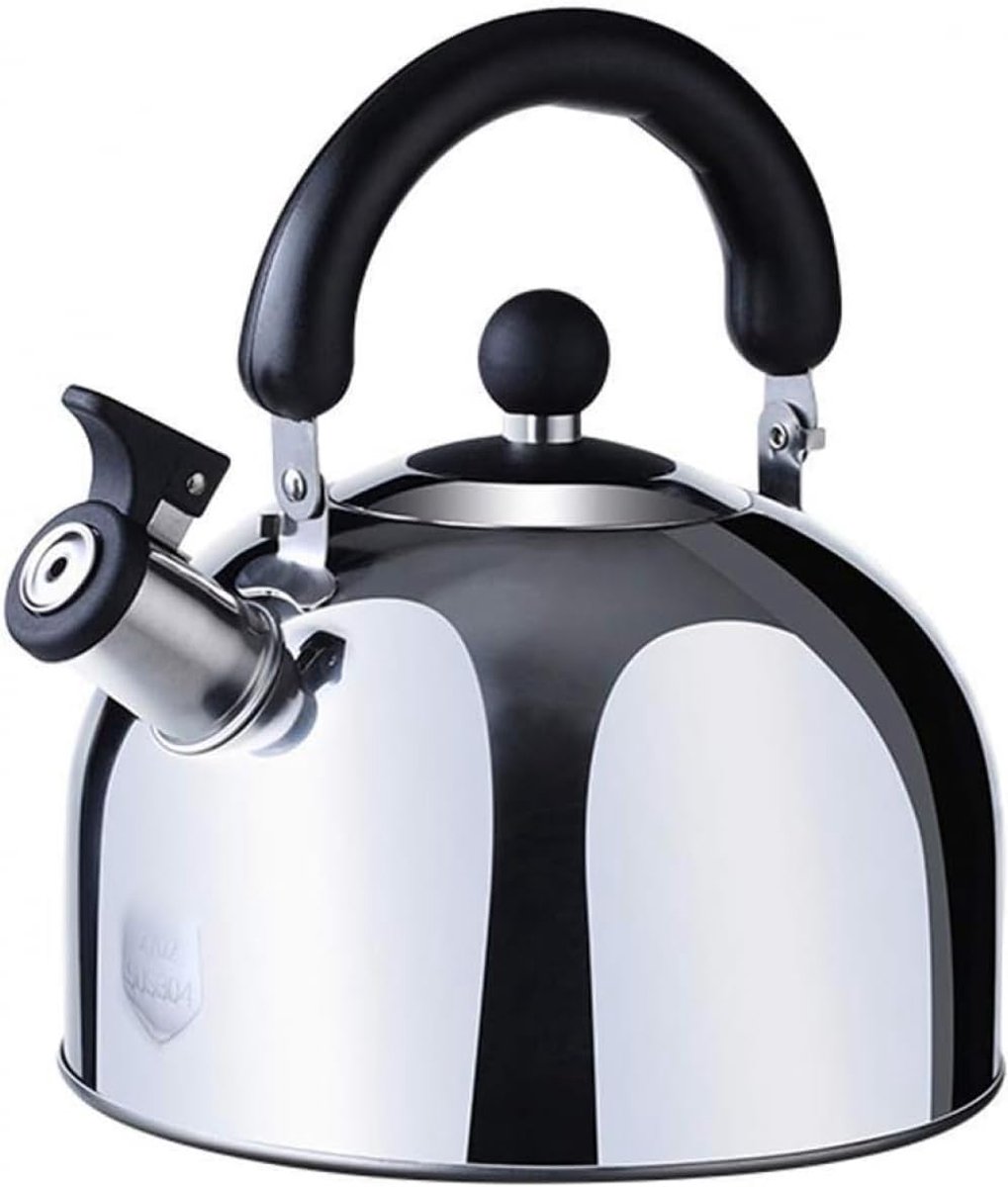 Waterketel Roestvrij Staal - Kookketel Fornuis - Snel Water Koken - Fluit Signaal - 3 Liter Capaciteit