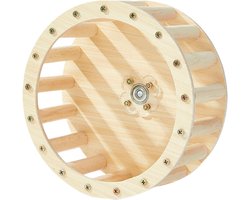 Vogel Looprad - Houten Speelgoed - Intelligentiespel - Stimuleert Gedrag - 20x20x10 cm