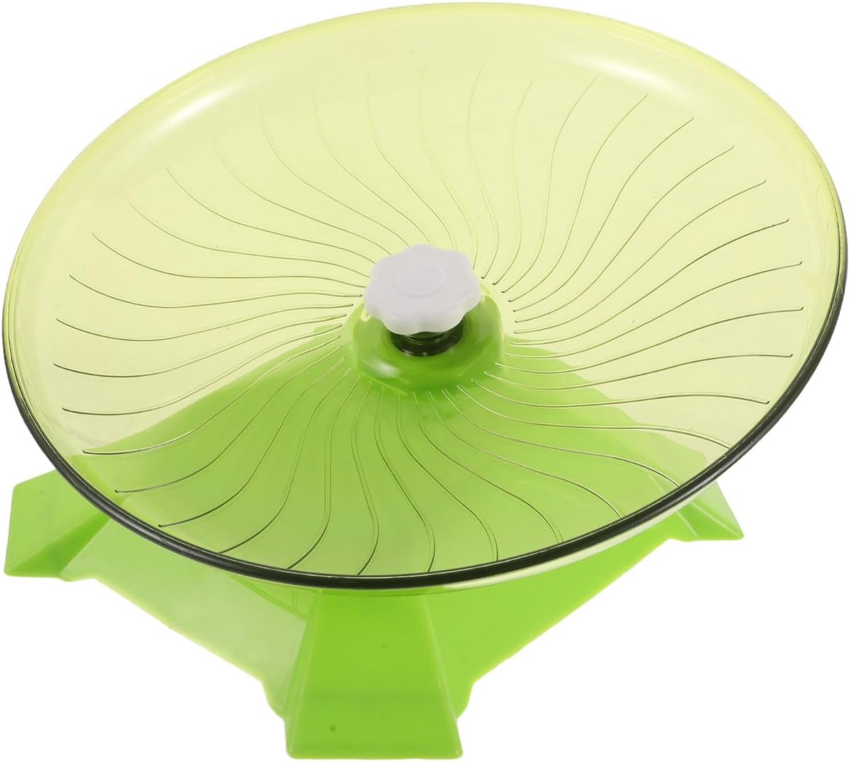 Looprad Kleine Huisdieren - Hamster Wiel - Actieve Beweging - Dubbele As Ontwerp - 24cm Diameter - Groen