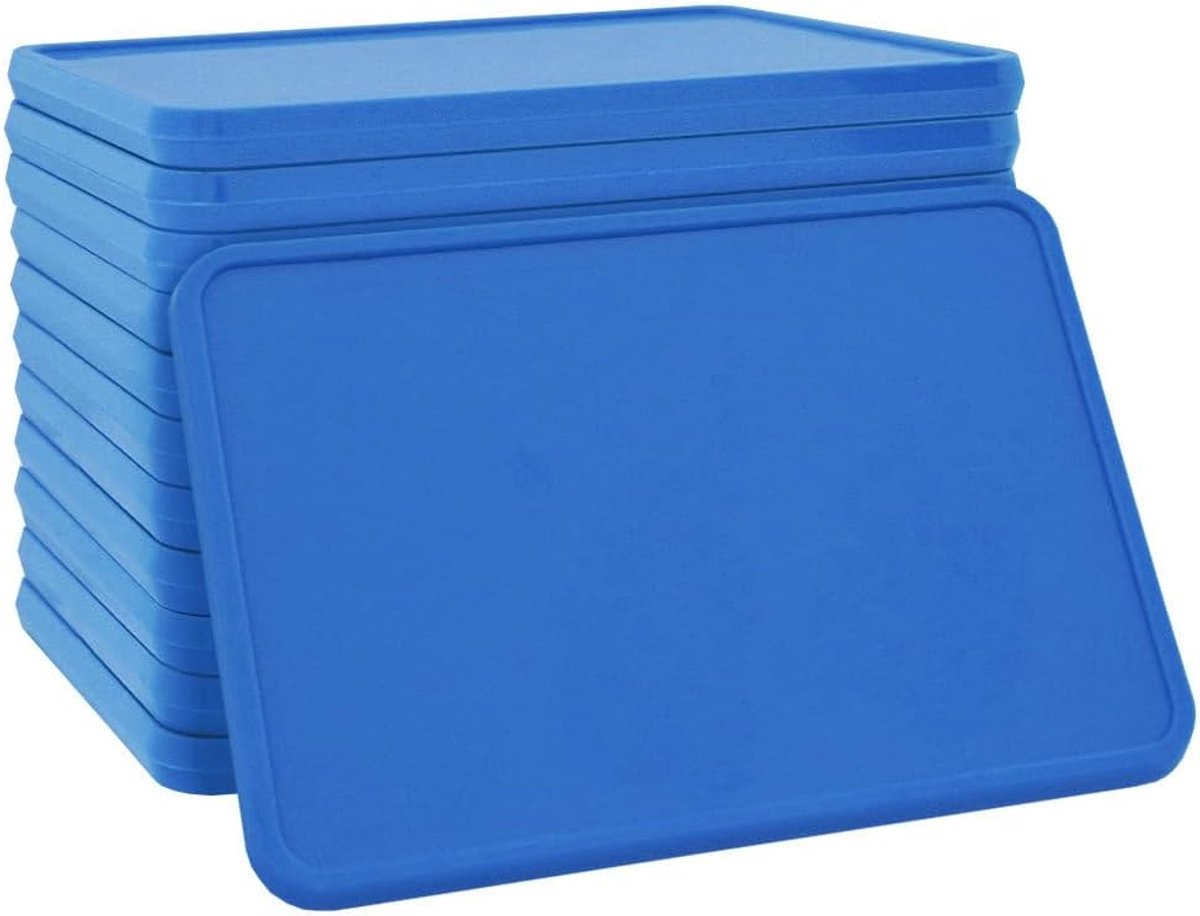 Blanco munten - Consumptie jetons - Feest evenement - Opstaande rand - 50x35mm - Blauw