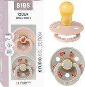 BIBS Colour Fopspeen - 18-48 mnd - 2-pack - Rond - Blush/Sand
