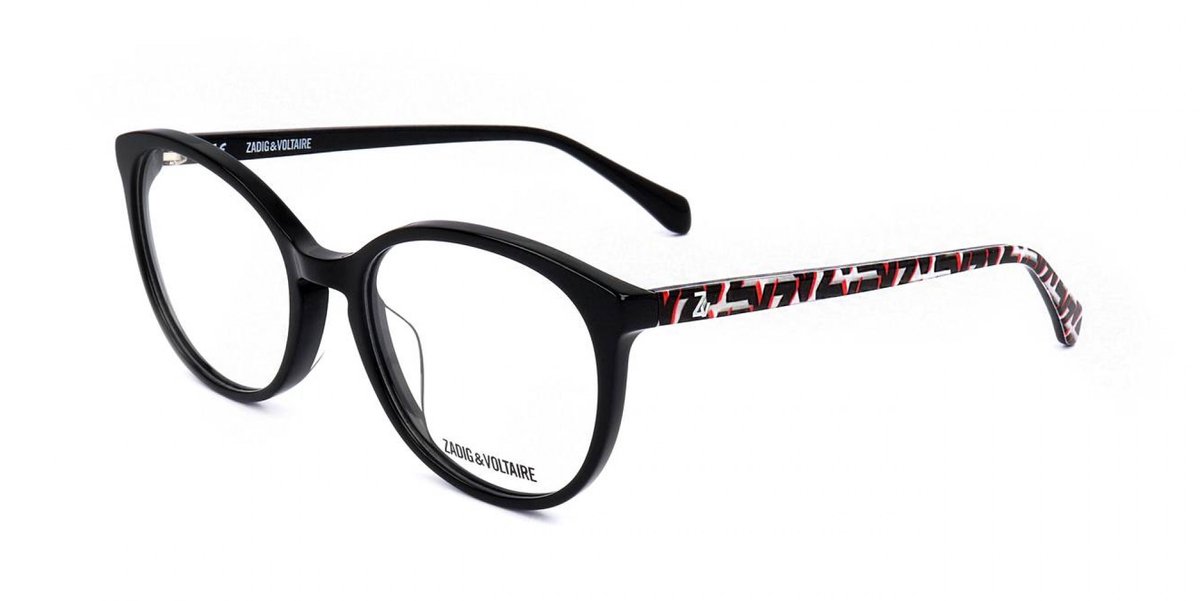 Zadig & Voltaire VZV317 Shiny black 52/18/135 WOMAN Brilmonturen