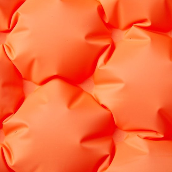 Kampeermatras 2 personen - Campingbed veldbed - Comfortabel slapen buiten - Zelfopblazend met voetpomp - 195x130x8.5 cm - Oranje — afbeelding 2