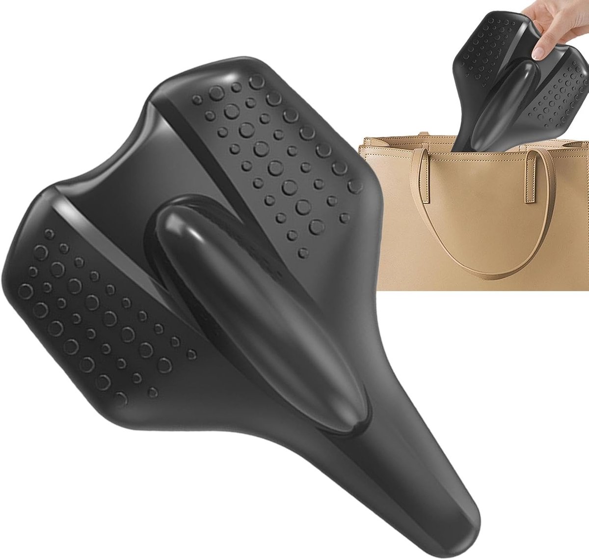 Bekkenbodemtrainer Mannen - Spierversterker Heup - Thuis Sportschool - Zachte PU Schuim - 21 x 14.5 cm