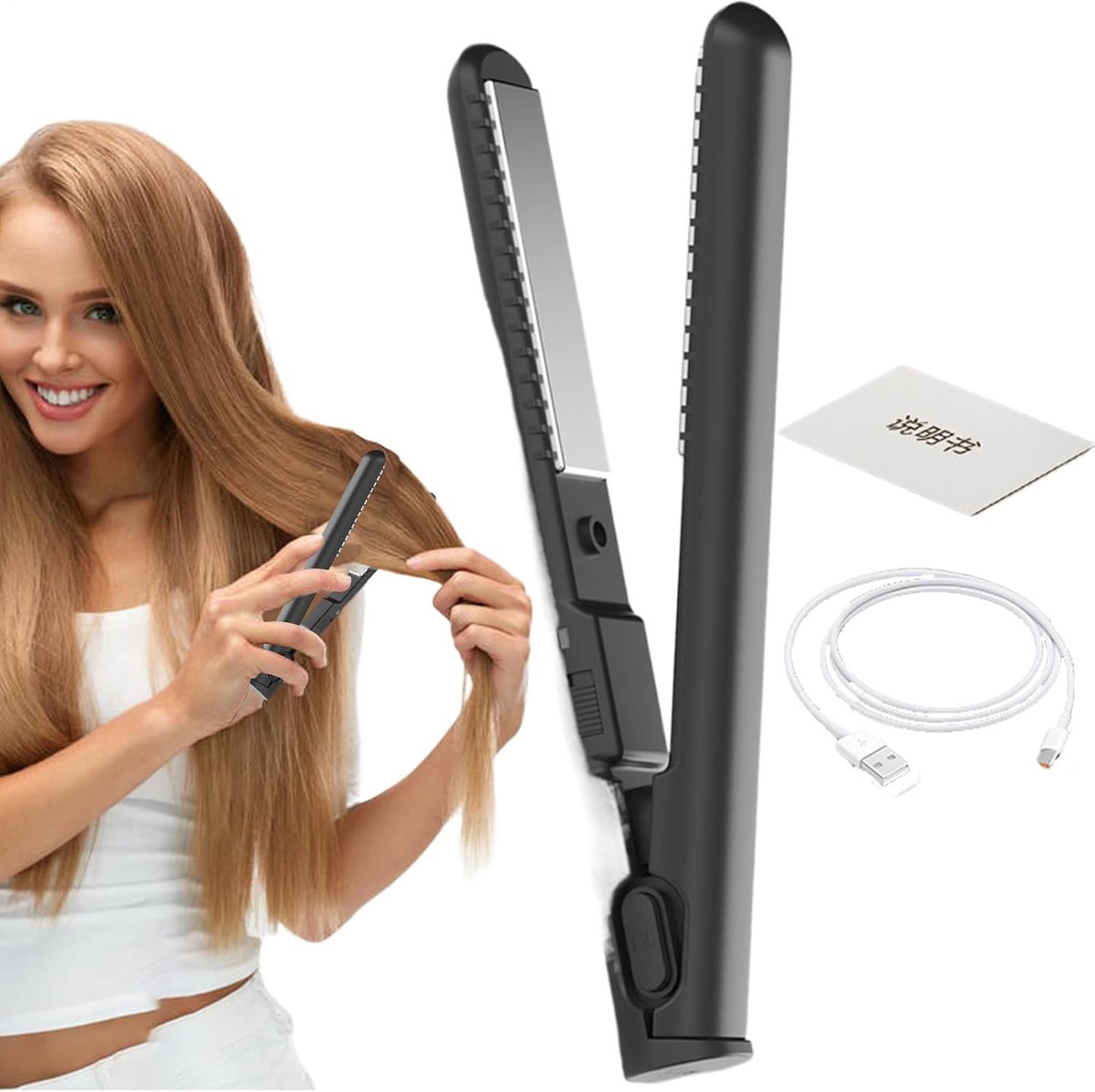 Stijltang Krultang - Haarstyler - Snel Kapsel - Draadloos Compact - 18 cm