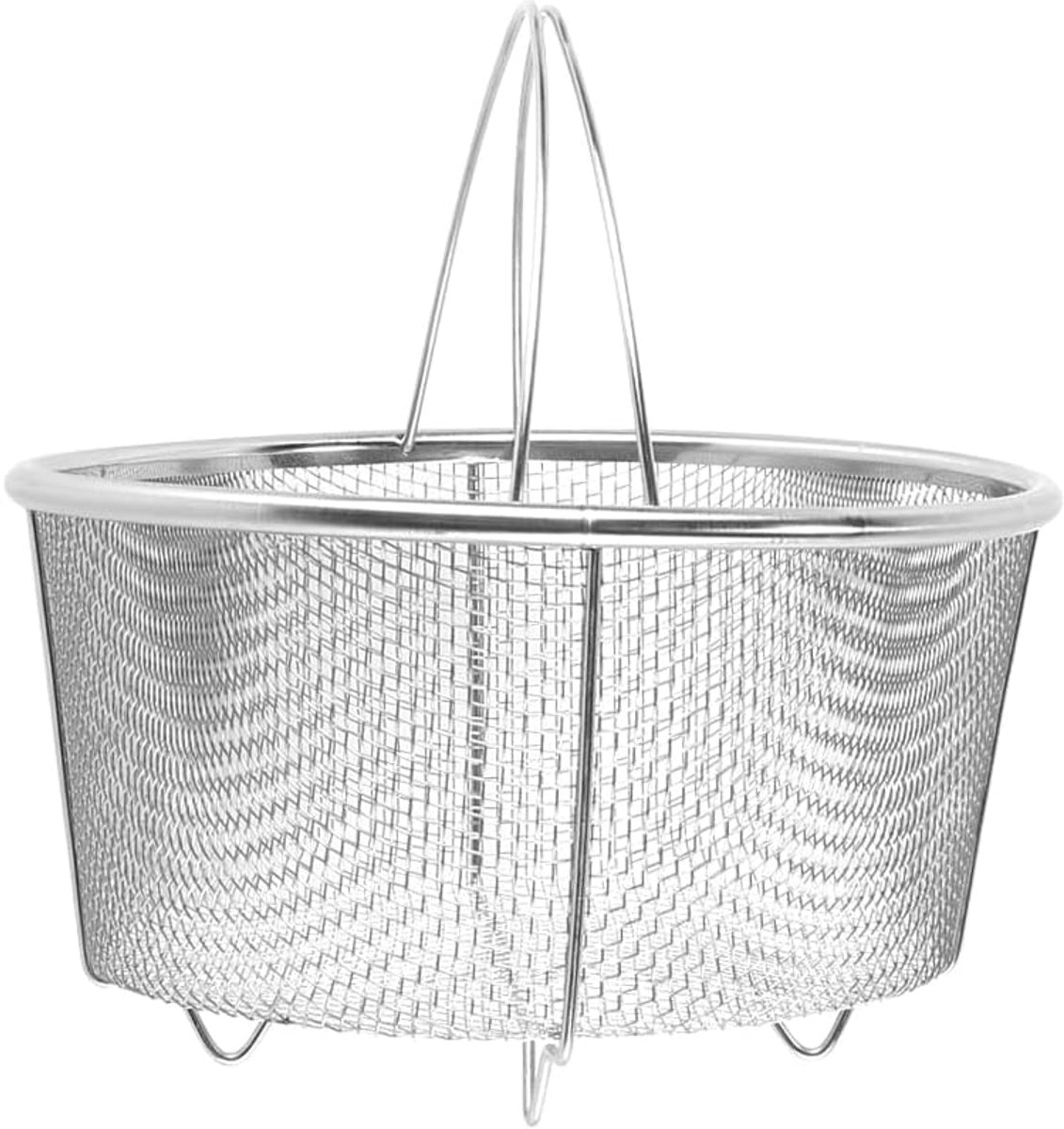 Stoommand - Kookmand Afvoer - Gezond Koken - Duurzaam Roestvrij Staal - 20cm Diameter