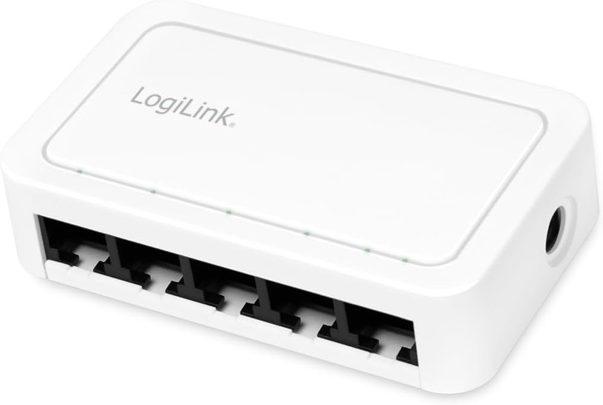 Netwerk Switch - Gigabit Hub - Netwerk Uitbreiding - 5 Poorten - Compact Ontwerp - Wit