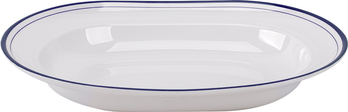 Mammoet Schaal Linee 30 x 22 cm – Melamine – Set van 6
