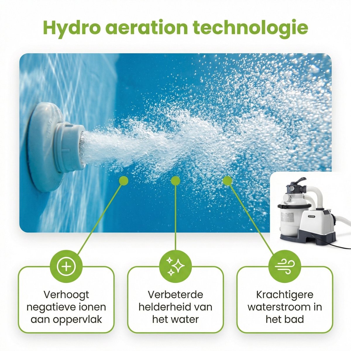 Intex 26644GS Zandfilterpomp - SX1500 - 4000 liter per uur - Zwembadfilterpomp - Zandfilter - Filterpomp - Zwembadwater - Zwembadonderhoud – foto 2