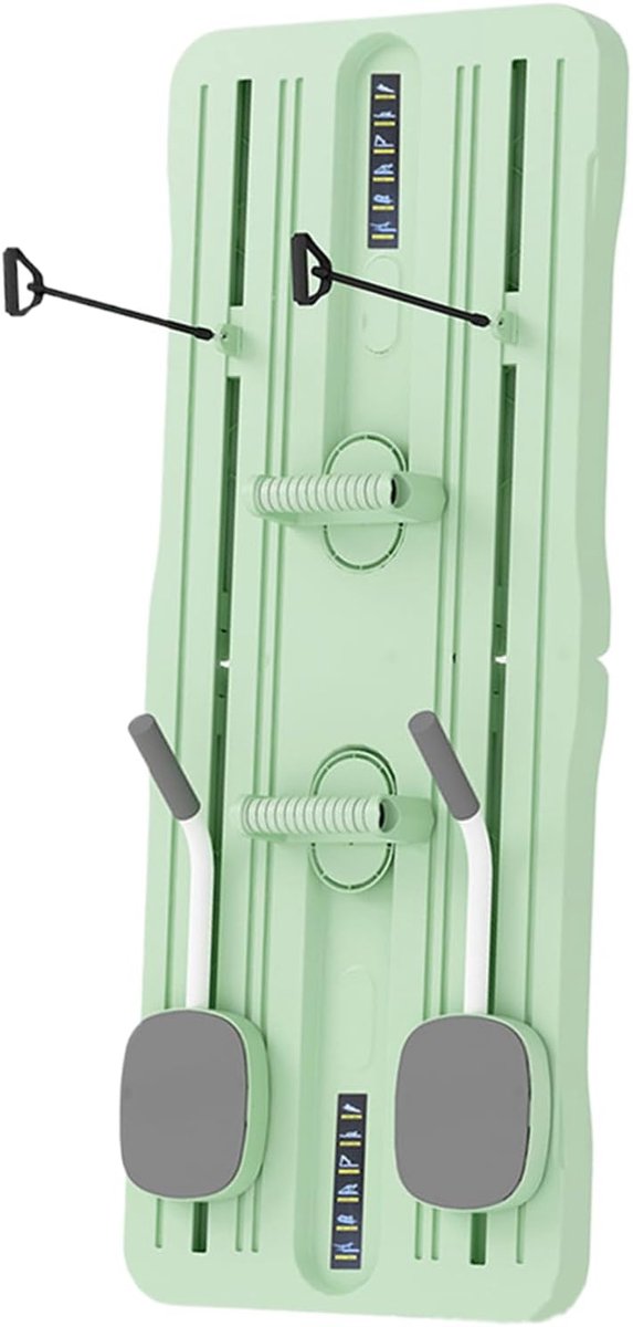 Pilates Board - Fitness Hulpmiddel - Core Versterking - Opvouwbaar Ontwerp - 105x40x3 cm - Groen