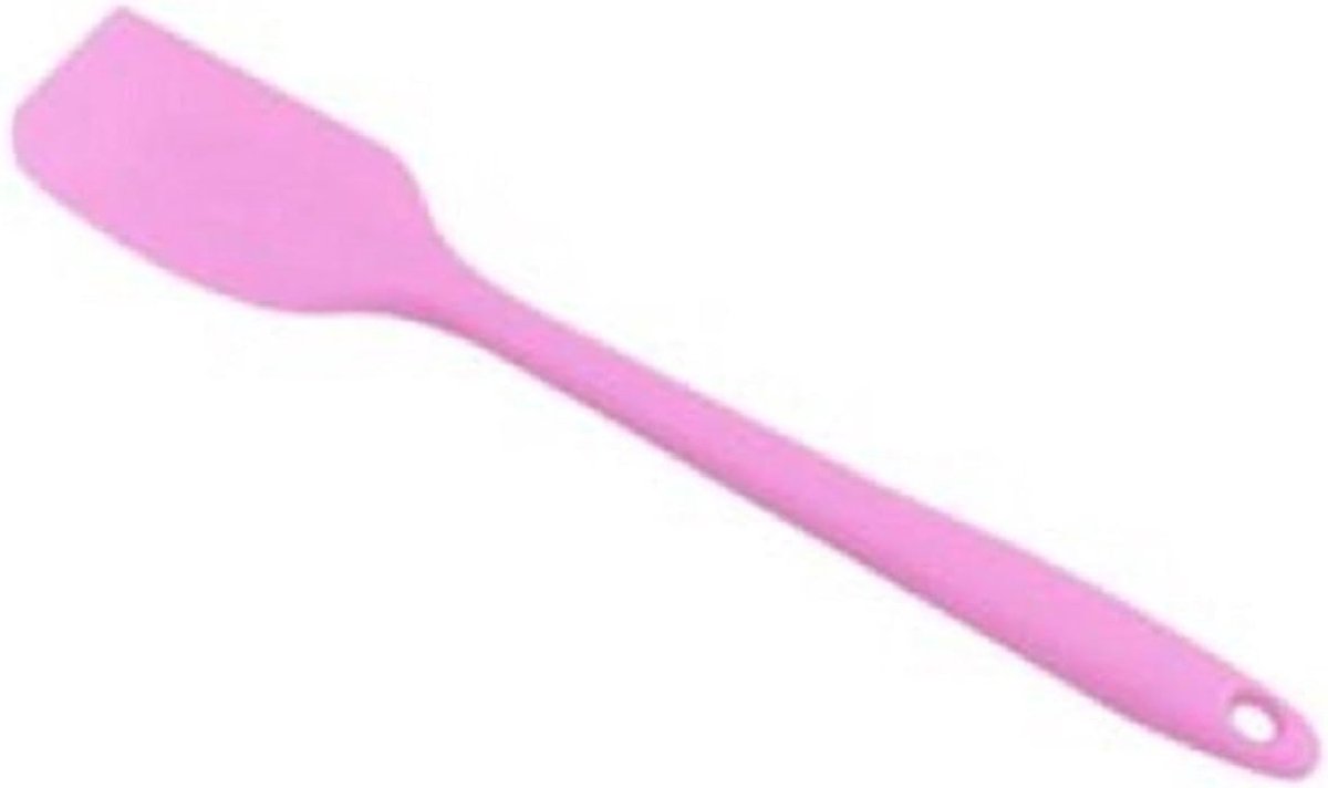 Siliconen Spatel - Pannenkoek Spatel - Desserts Maken - Naadloos & Hygiënisch - 21 cm - Roze